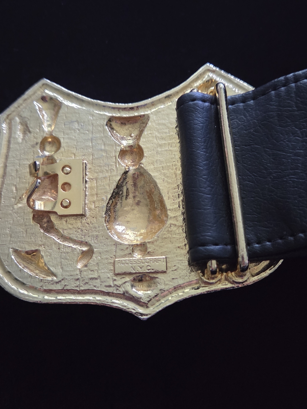 Vintage Signed Accessocraft Egyptian Style Ornate Buckle - Picture 7 of 8